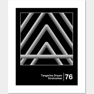 Tangerine Dream - Stratosfear / Minimal Style Graphic Design Posters and Art